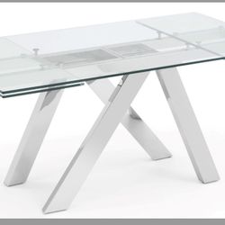 Dining Room Table 63 Inches Glass 