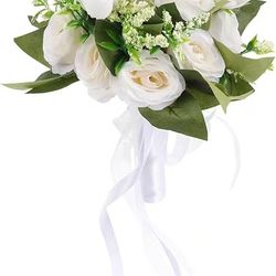  Wedding Romantic Bride Bouquet Artificial Flower Arrangement for Bridesmaids Elegant Floral Decor for Ceremonies and Photography Design
