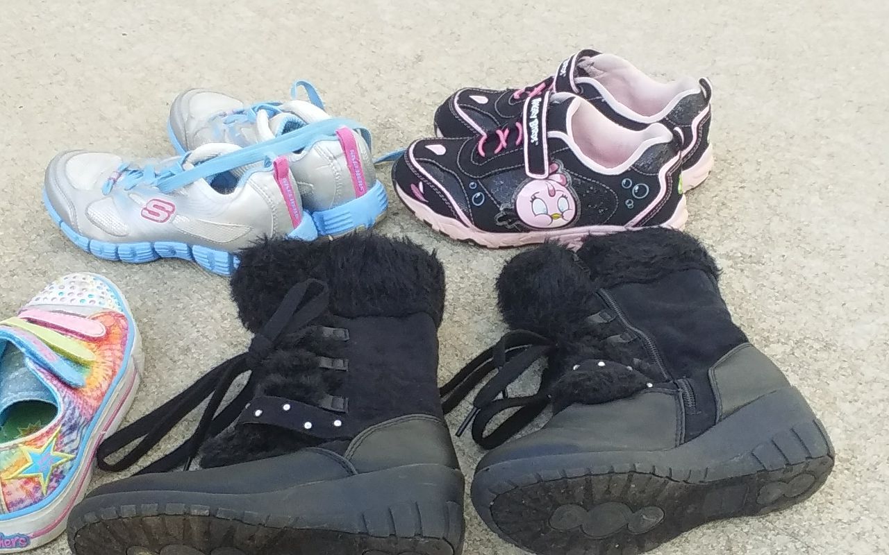 Size 1 girls shoes