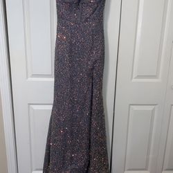 Sequined Prom Dress Size 4