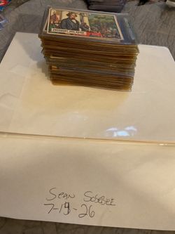 1962 Topps Civil War News Cards. 76 cards all in plastics. Cool Vintage cards