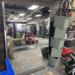 GYM MIRRORS🔹WORKOUT FITNESS GYM EQUIPMENT 