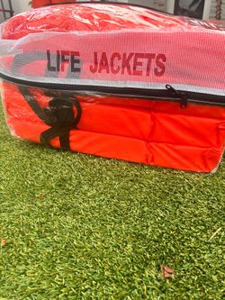 four life jackets