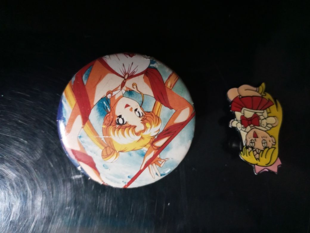 Vintage Sailor Moon Pins from 1990s