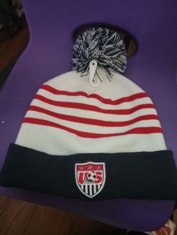 USA soccer beanie World Cup one size fits most