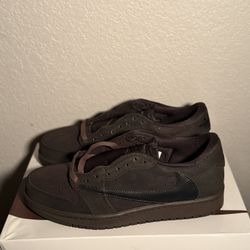 Travis Scott Dark Mocha Air Jordan 1 Low Size 10