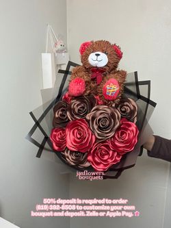 Teddy bear eternal bouquet