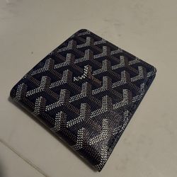 Authentic Goyard Bi-Fold Wallet – Navy Blue