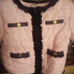 Pink Jacket Size 18 Months/ Chamarrita Para Niña