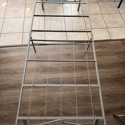 Metal twin bed frame