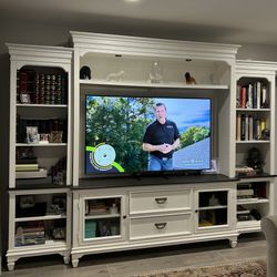 French Provincial Entertainment Center Book And TV Case