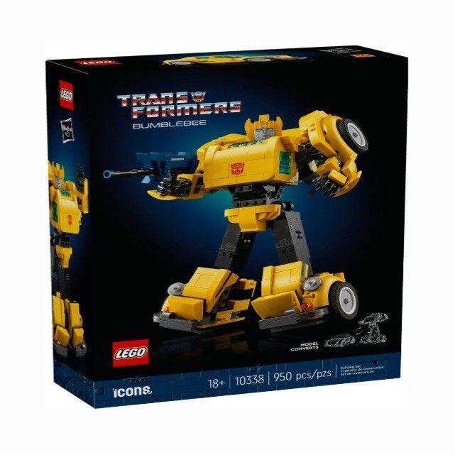 LEGO Icons Transformers Bumblebee Action Figure (LEGO Model: 10338)