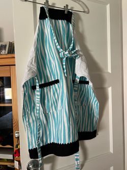 Striped Cotton Apron