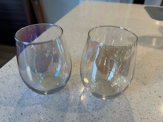 Two beautiful wine glasses