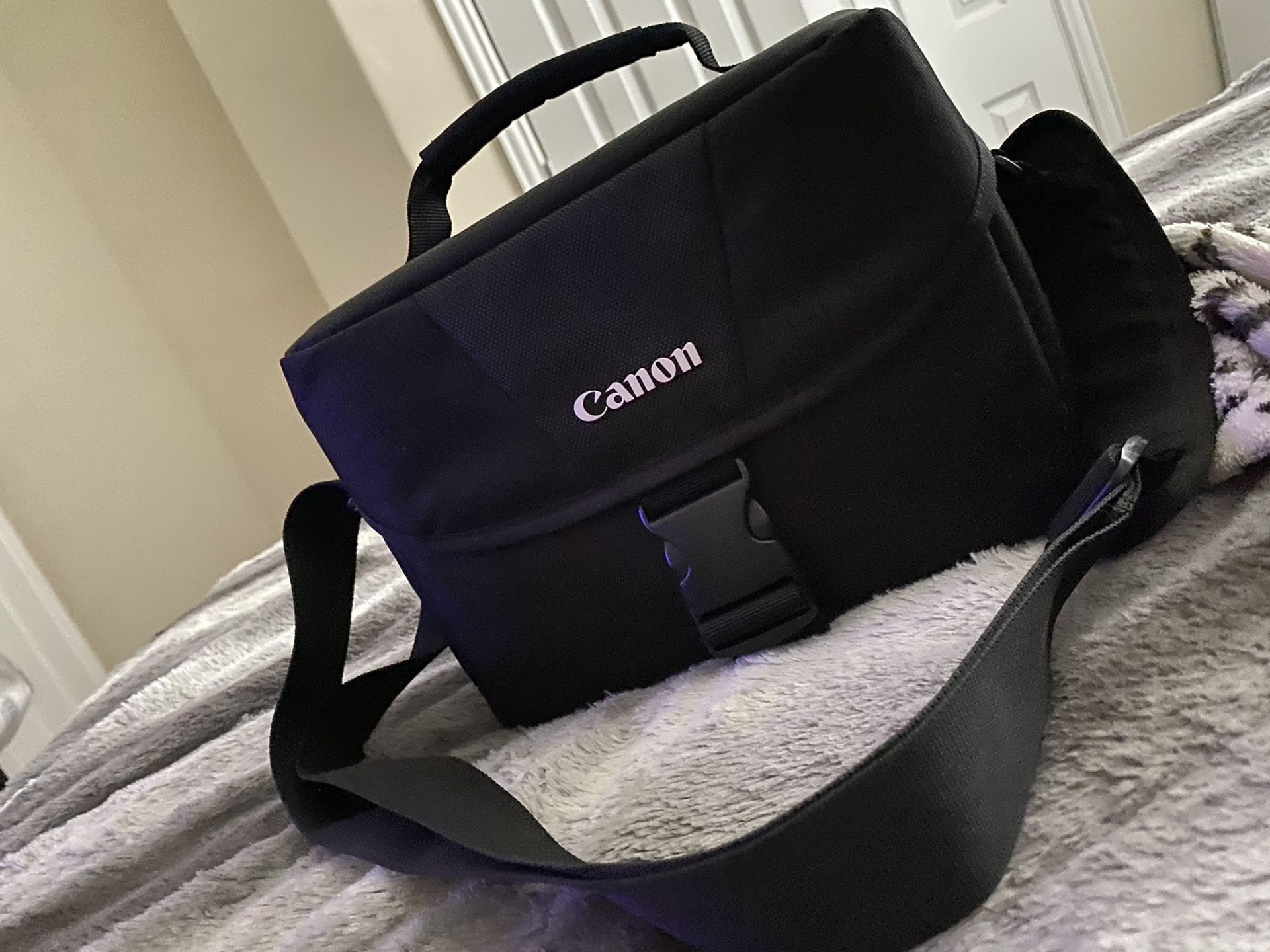 Canon Rebel T7 DSLR with cleaning kit, filters, etc & SanDisk