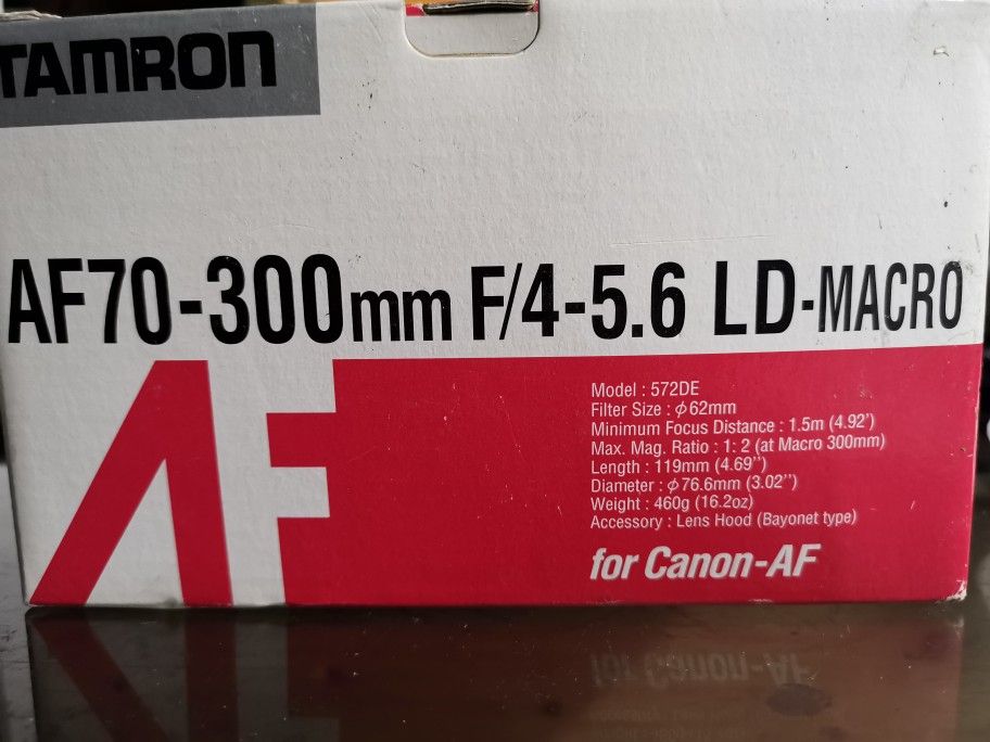 Good Working Tamron  70-300mm Af Canon