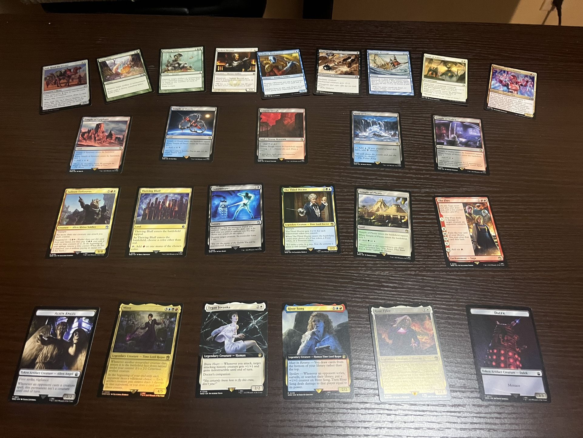 MTG DR. WHO Multiverse Lot Magic the gathering cards +BONUSES