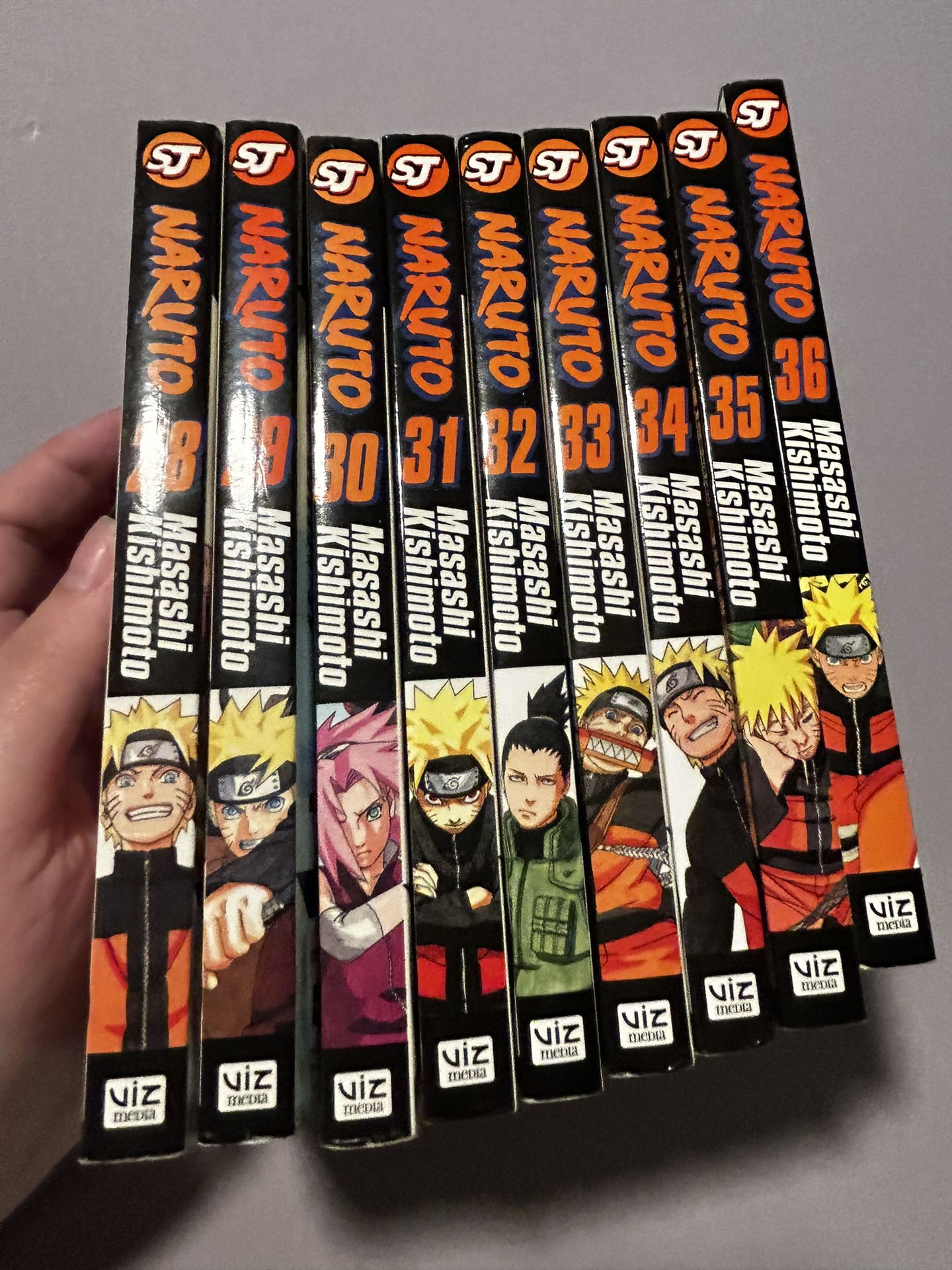 Naruto Volumes 28-36