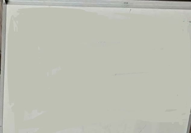 Dry Erase Magnetic White Board Approximately 3 Ft Wide 2 Ft High