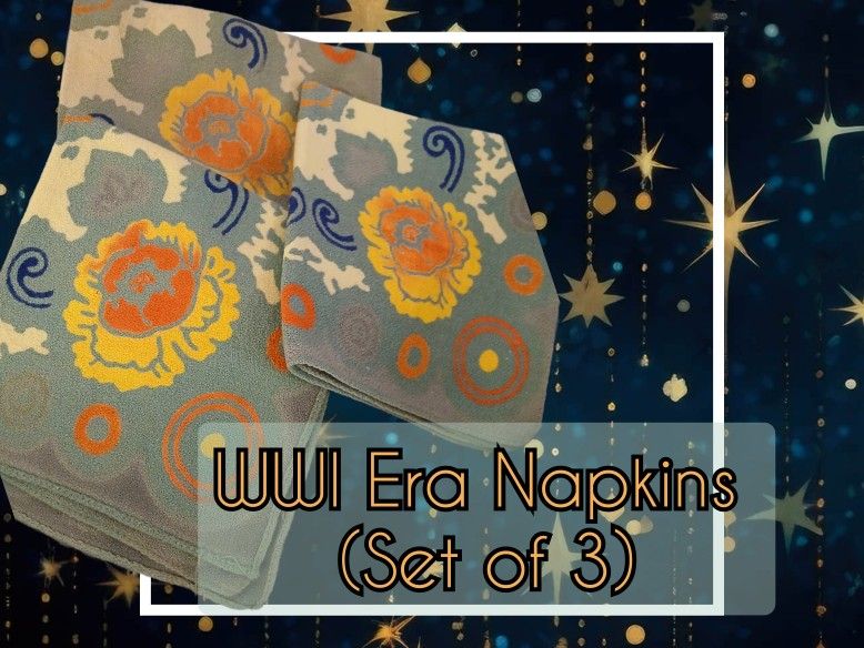 WWI Era Napkins From Japan