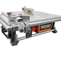 RIDGID 6.5-Amp 7 in. Blade Corded Table Top Wet Tile Saw