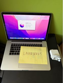 MacBook Pro 15 inch 2015