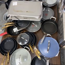Clearance sale on pans
