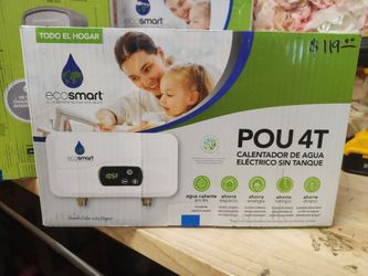 EcoSmart
POU 4T Point-of-Use Temperature Controlled Tankless Electric Water Heater 3.5 kW 120 V