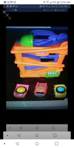 Fisher price ramp and cars