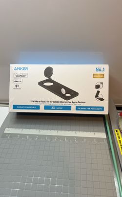 Anker 3 In 1 Foldable Charger For Apple