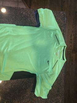 Nike Dri Fit Green And Black Size Medium
