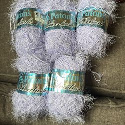 Paton Silverlash Yarn.
