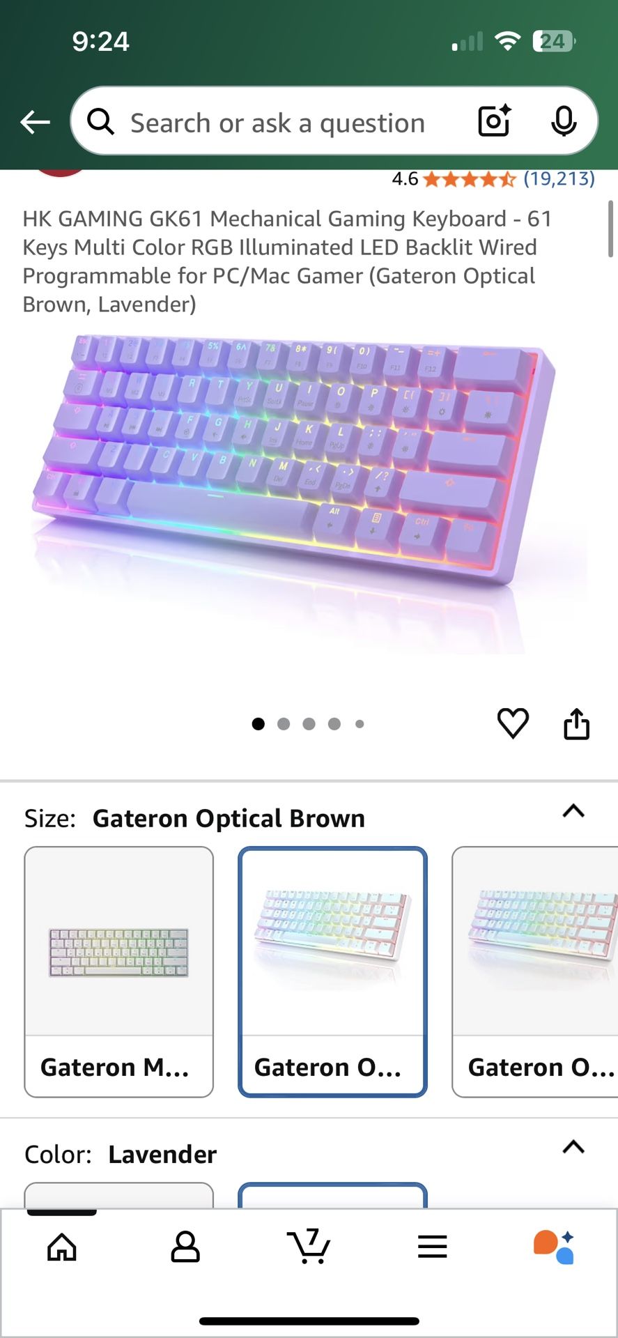 Lavender Keyboard 