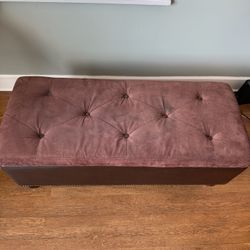 Rectangle Felt Ottoman 