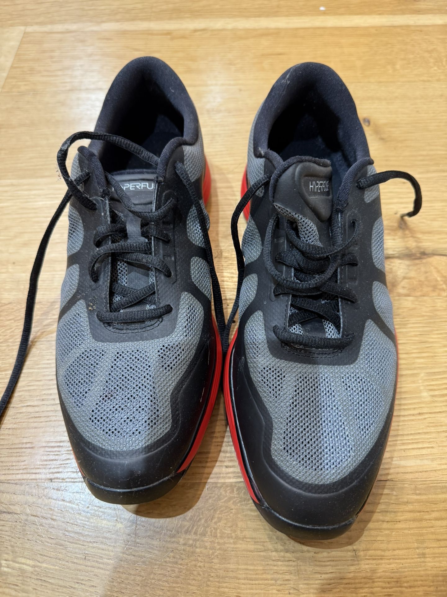 Men’s Men’s Nike Lunar Ascend Mens Golf Shoes Grey Black Red M9