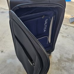 Luggage Blue Nautica And Black Samsonite