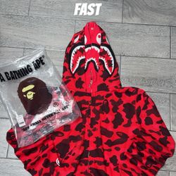 BAPE HOODIES CHECK PHOTOS FOR DETAILS 