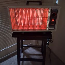 Heater LakeWood 1200 /1500 Watt Space Heater 😋 🔥 This ONE  Has A Powerful Fan 🙌 👌 Sturdy With Full Legs Handle & Emergency BuZzer! 
