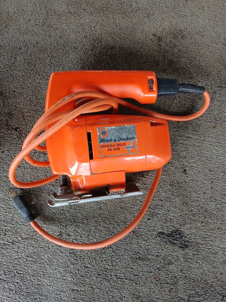 black &decker variable speed jig saw