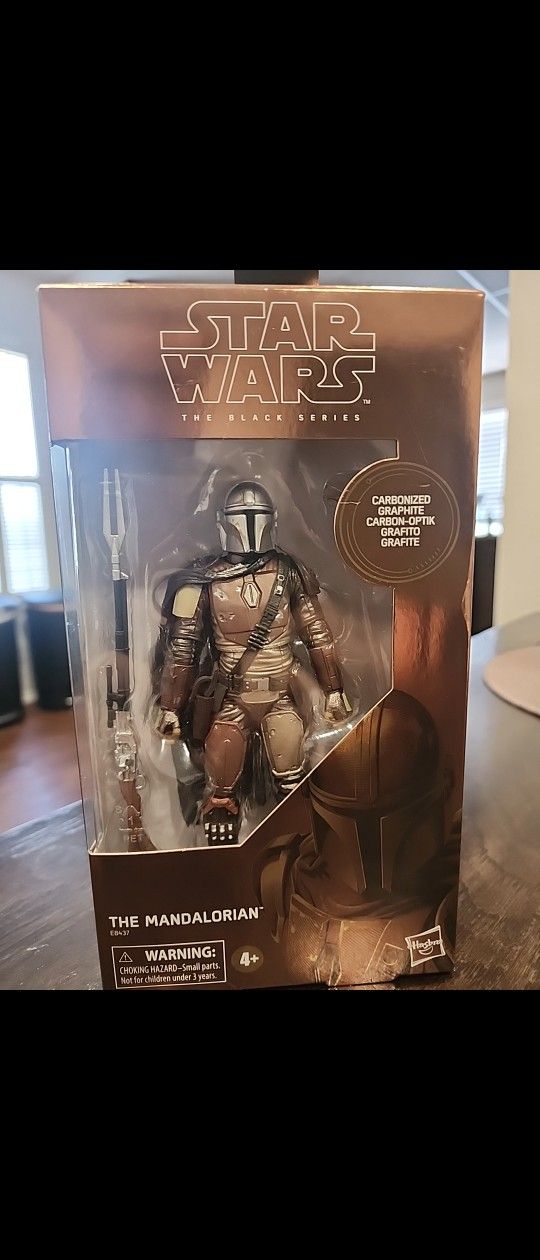 Mandalorian Black Series Carbonite Edition Mint Condition