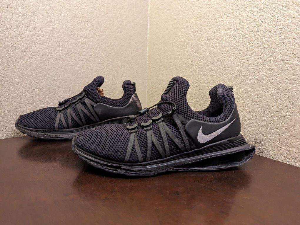 Nike Shox Gravity Triple Black Running Shoes Men's Sz 10 AR1999