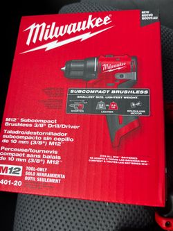 Mikwaukee m12 3401-20