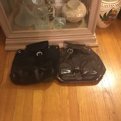 2 Small Nine West Backpacks, Brown And Black (1 For $15 or 2  For $20)