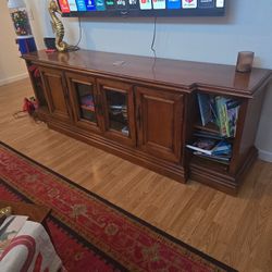 Wood Entertainment Table
