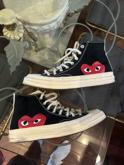 Converse Commes Des Garçons Play x Chuck 70 High CDG black