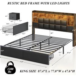 King Size Bed Frame 