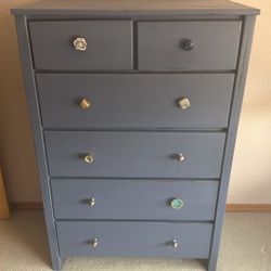 Dresser Wood, Chalk Paint And Anthropologie Knobs
