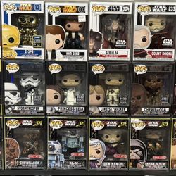 Funko Pop Lot! Star Wars, Disney, Video Games