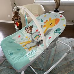 Bright Starts 2-in-1 Infant to Toddler Rocker gently used like new