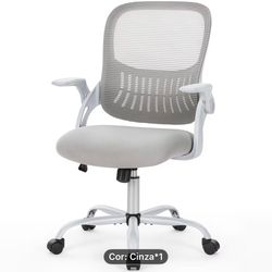 New Ergonomic Mesh Office Chair – Gray (Unassembled in Box)